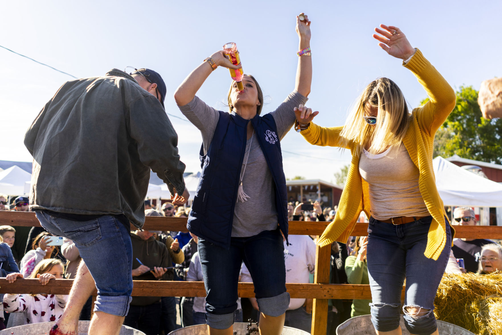 Drink, music flow at Oktoberfest